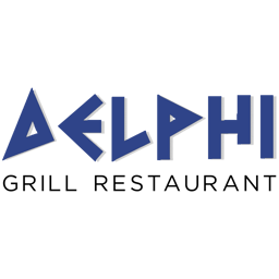 Delphi Grill logo.